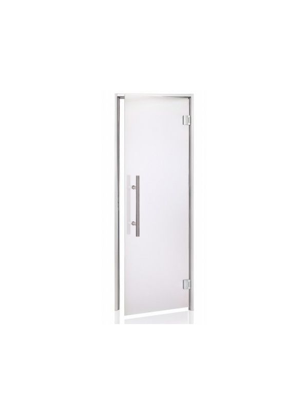 Drzwi do sauny w ramie drewnianej - tafla matowa; Andres Premium - 7x19