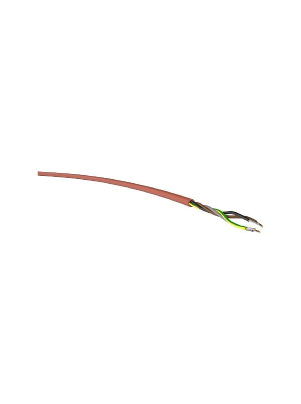 Przewód silikonowy - kabel SIHF ceglasty 4 x 0,75mm2 