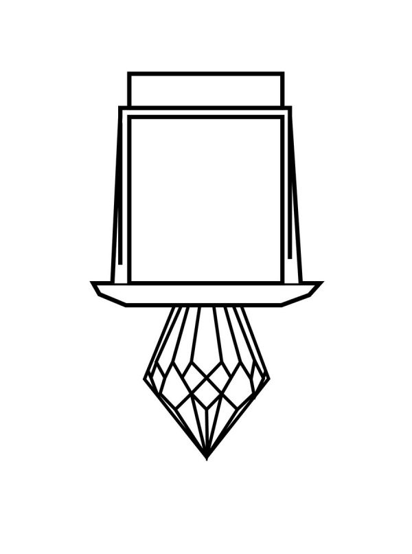 Kryształ do światłowodu Harvia Luminous Crystal 3; krótki diament