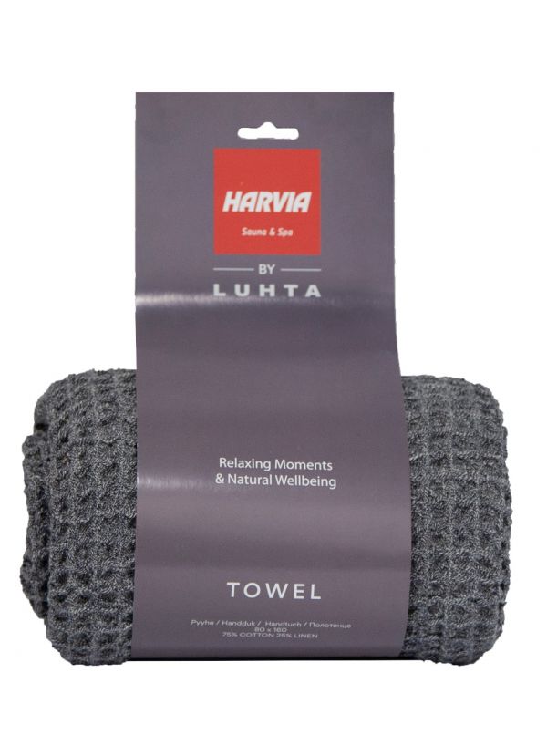 Ręcznik bawełniano lniany 80x160cm Harvia by Luhta