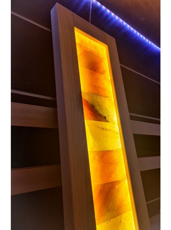 Panel solny do sauny w ramie abachi - prostokątny LED wym. 95x26x6cm