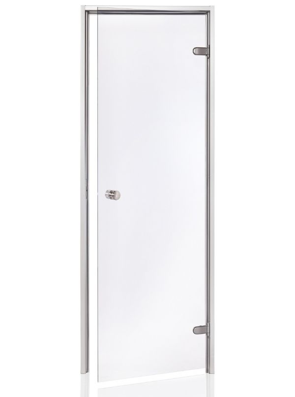 Drzwi do łaźni parowej Andres AU Aluminium 7x20 Czyste
