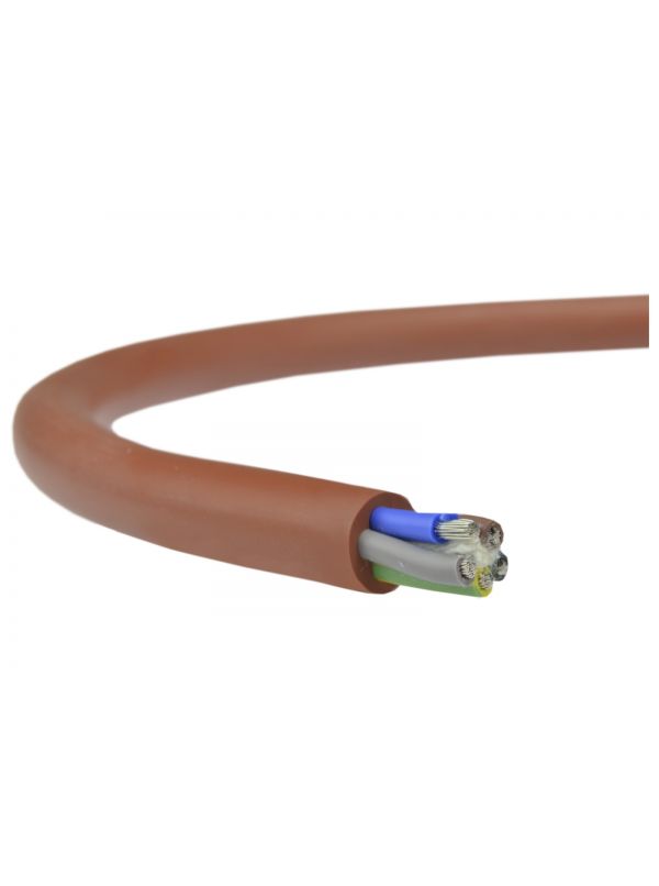 Przewód silikonowy - kabel SIHF 5 x 0,75mm2 