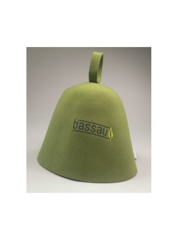 Wełniana czapka do sauny Bassau, zielona