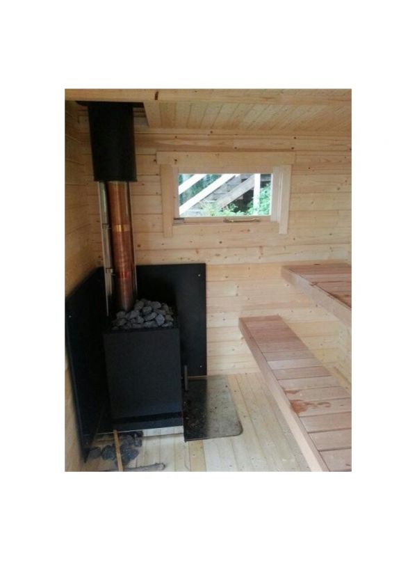 Piec do sauny tunelowy na drewno - Kota Kuru 14 ST 6-14m3