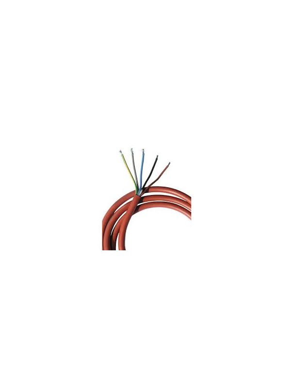 Przewód silikonowy kabel SIHF 5x1,5mm2 1mb