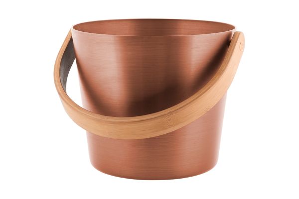 Wiaderko do sauny aluminiowe w kolorze miedzianym Rento 