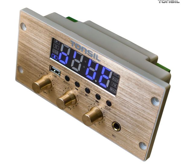 Odtwarzacz ścienny pod zabudowę - Tonsil WS-45P