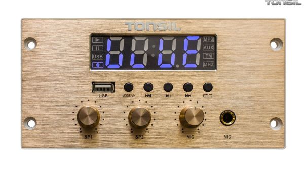 Odtwarzacz ścienny pod zabudowę - Tonsil WS-45P