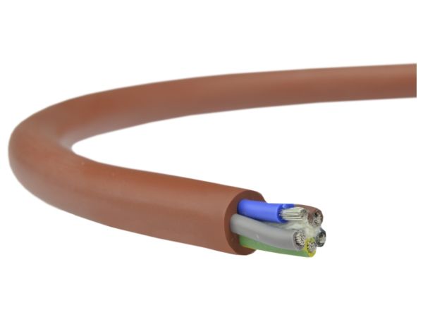 Przewód silikonowy - kabel SIHF 5 x 0,75mm2 