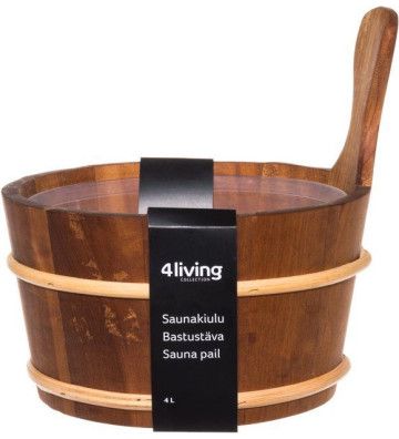 Ceber drewniany Thermo-olcha 4L 4Living 