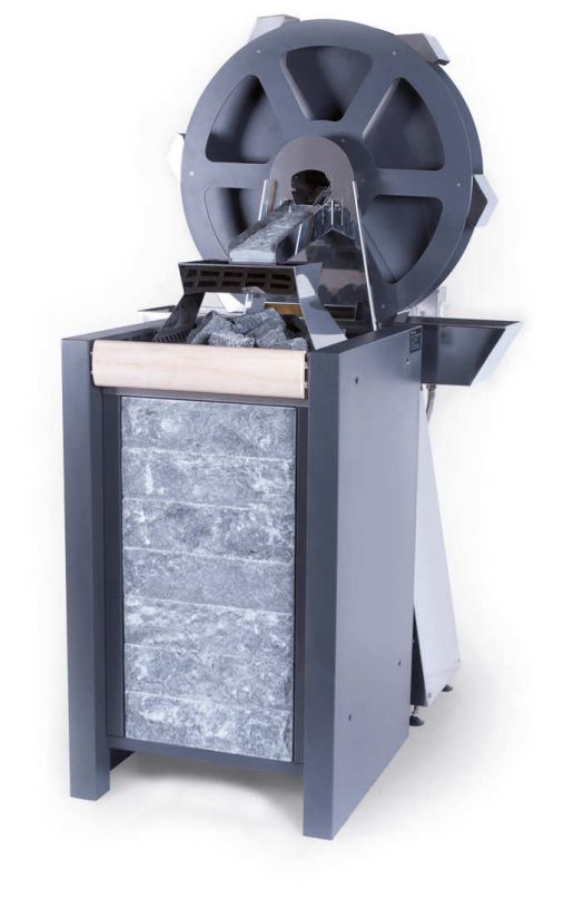 EOS Wodne koło młyńskie z piecem Stone S60 9kW