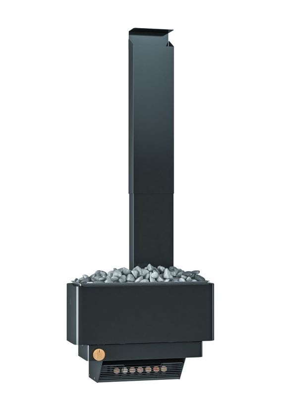 Zestaw SAUNUM Premium z piecem elektrycznym 6kW - antracyt