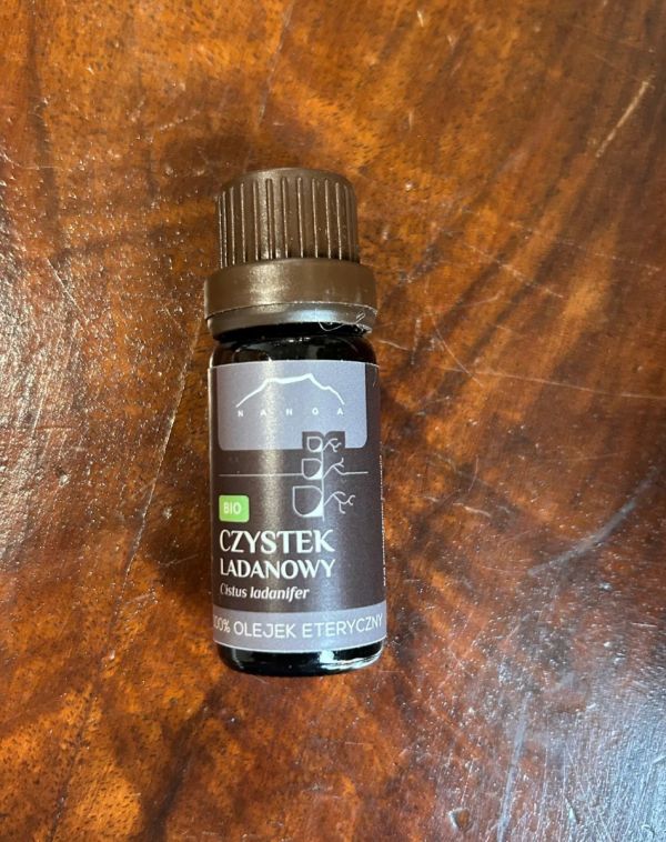 Olejek do sauny NANGA Czystek ladanowy BIO 100%10ml