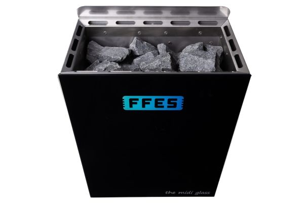 Piec elektryczny do sauny wiszący FFES The Midi Glass o mocy 6 kW