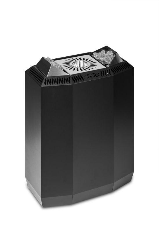 Piec do sauny z parownikiem FinTec KAISA 6kW Czarny Antracyt