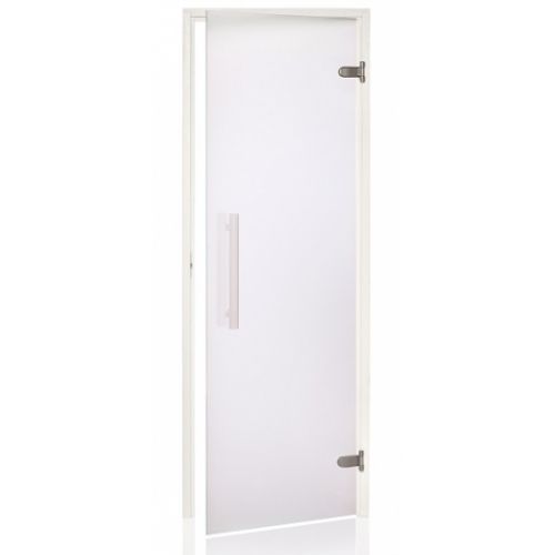 Drzwi do sauny Andres White tafla matowa 9x20