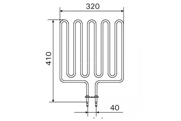 Grzałka do pieca Harvia Millenium Sound Topclass ZSK-720 3000W/230V