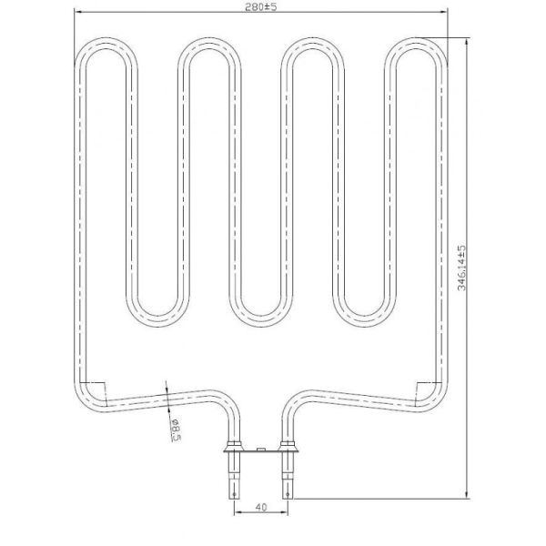 Grzałka do pieca SAWO SCA150 1500W