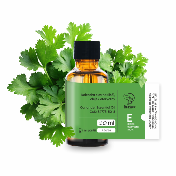 Olejek eteryczny z kolendry siewnej 100% Gopher 10 ml