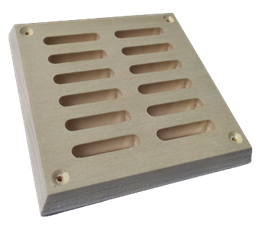 Kratka wentylacyjna do sauny z osiki 130x130x16,5 KR-005