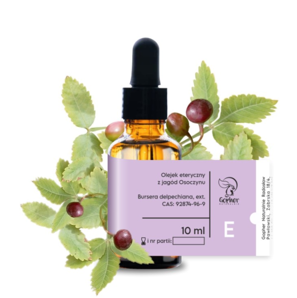 Olejek eteryczny z jagód osoczynu 100% Gopher 10 ml