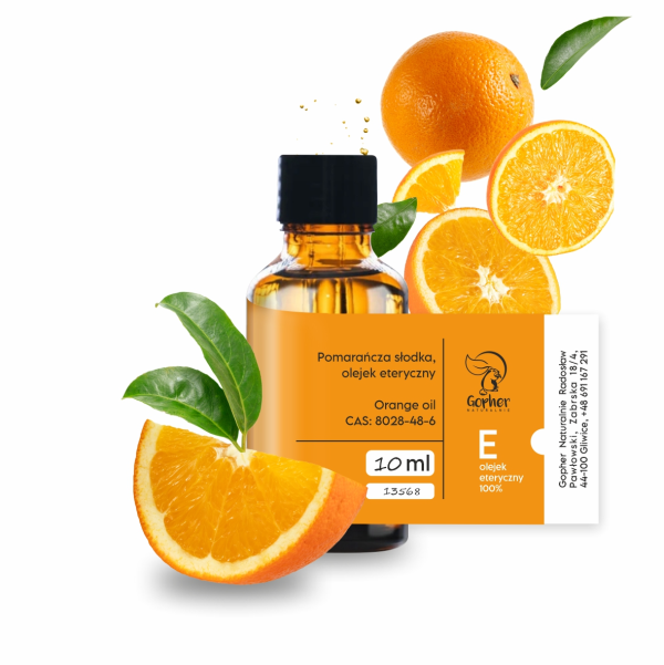 Olejek eteryczny Pomarańcza słodka 100% Gopher 10 ml
