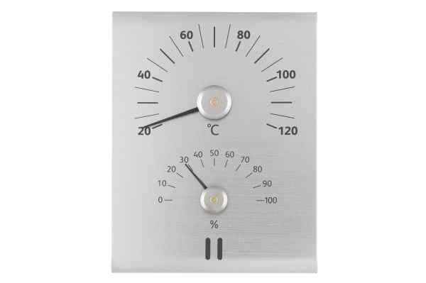 Termohigrometr Rento aluminium