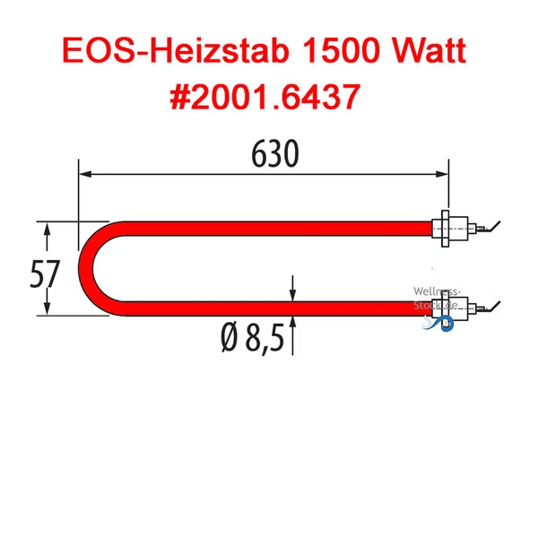 Grzałka do pieca EOS 2001.6437 (1500W)