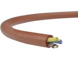 Przewód silikonowy kabel do sauny SIHF 3x2,5mm2 1mb