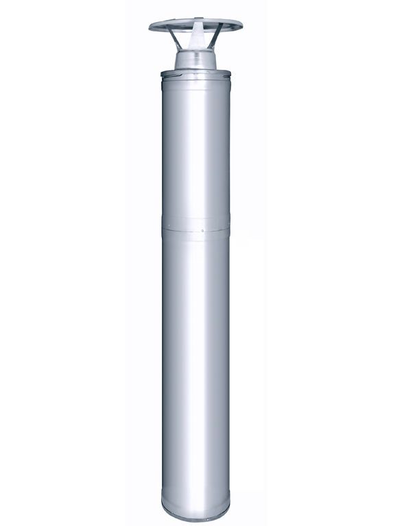 Kompletny system kominowy do pieców Harvia - Stal nierdzewna 1500mm