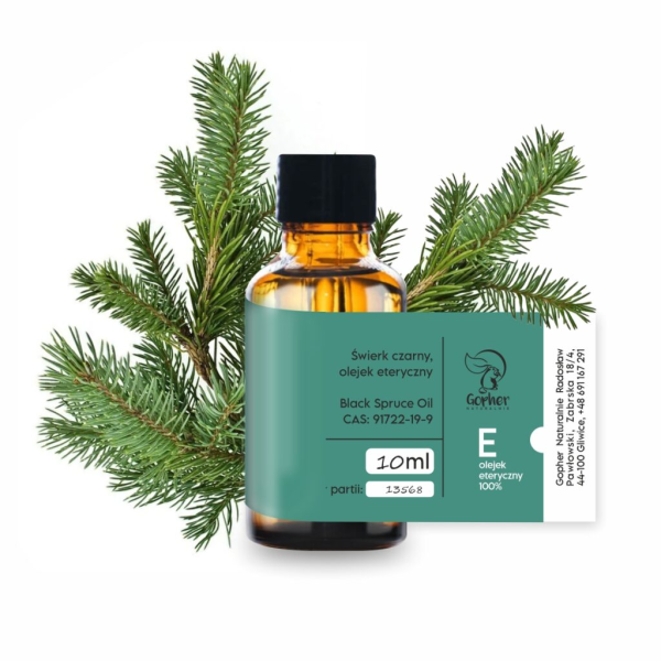 Olejek eteryczny Świerk czarny 100% Gopher 10 ml