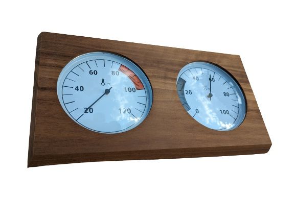 Termo-higrometr w drewnie thermo osiki ZG-007