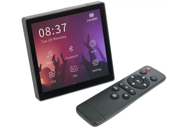 LAUDIO W20BT – Odtwarzacz ścienny z wyświetlaczem Bluetooth FM USB 2 x 20W