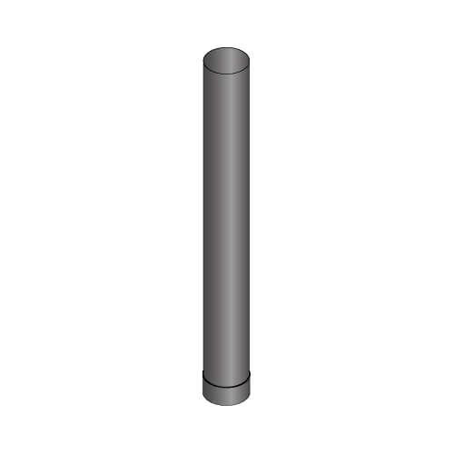 Rura dymowa 1000mm - Harvia WZ100M - malowana stal