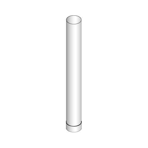 Rura dymowa 1000mm - Harvia WZ115100 - stal nierdzewna