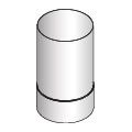 Rura dymowa 200mm - Harvia WZ11520