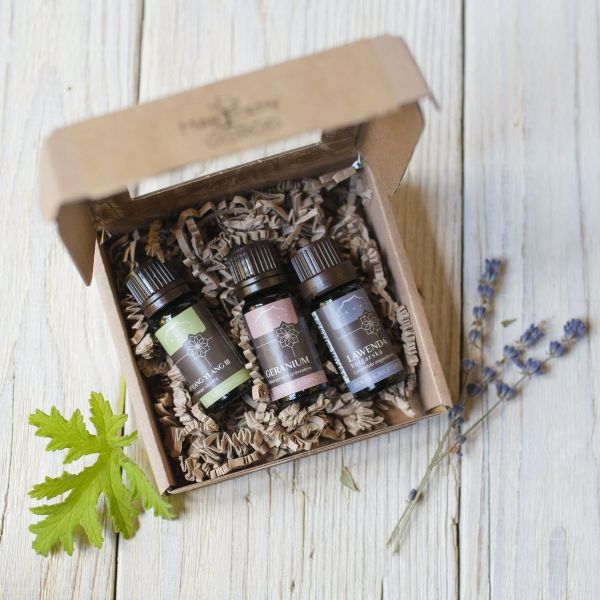 Zestaw aromaterapeutyczny kwiatowy Nanga