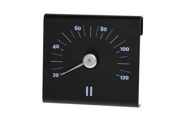 Termometr Rento Aluminiowy Czarny