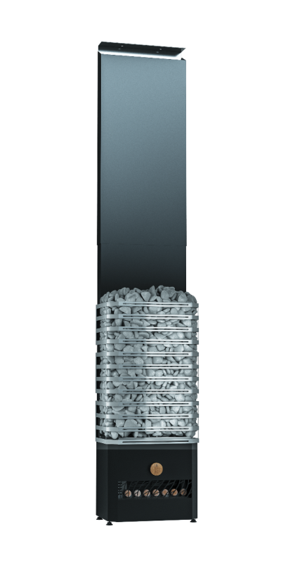 Zestaw SAUNUM Primary z piecem elektrycznym 12kW - antracyt