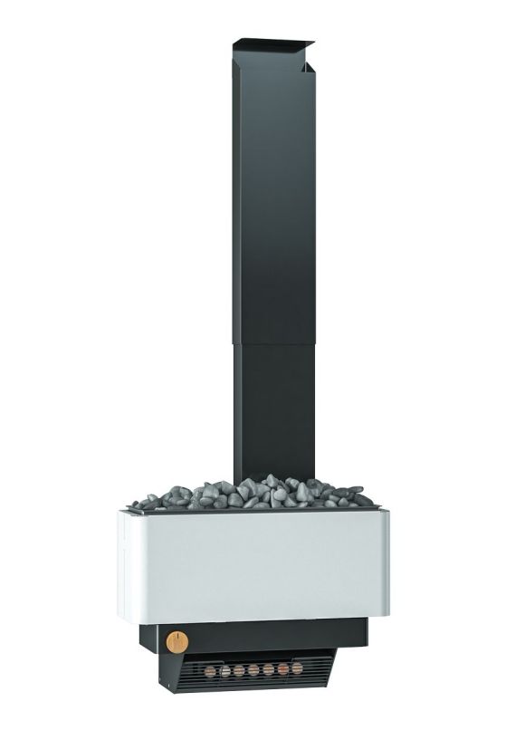 Zestaw SAUNUM Premium z piecem elektrycznym 9kW - biały