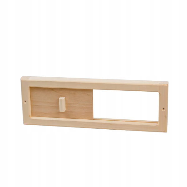 Zasuwka wentylacyjna do sauny osika 375x130x22 KR-002