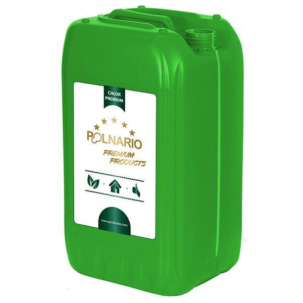 Chlor płynny 25kg - 21l Poolnario Premium 30-30-025