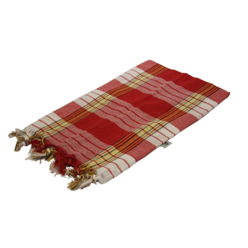 Chusta Hammam do sauny - 80x170cm Czerwona BASSAU