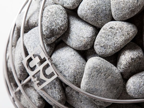 Piec do sauny Huum Drop 4,5kW z kamieniami otoczakami