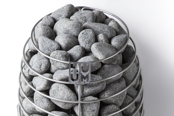 Piec do sauny Huum Drop 9kW z kamieniami otoczakami