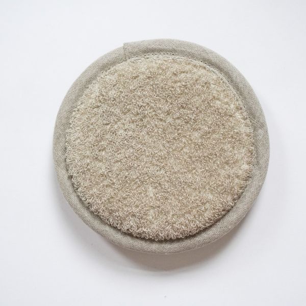 Naturalna lniana myjka LENNEA Ø 15cm