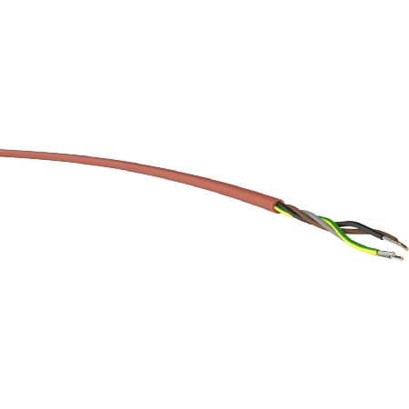 Przewód silikonowy - kabel SIHF ceglasty 4x0,5mm2 
