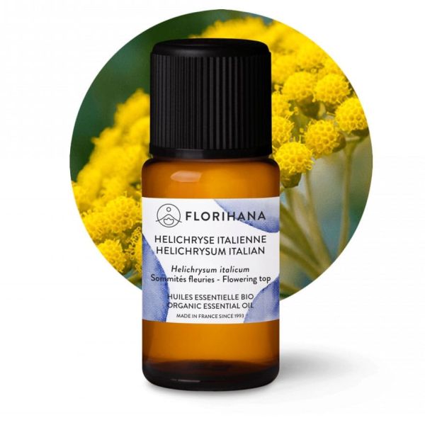 Organiczny olejek eteryczny Florihana Kocanki Włoskiej Helichrysum italicum 5g