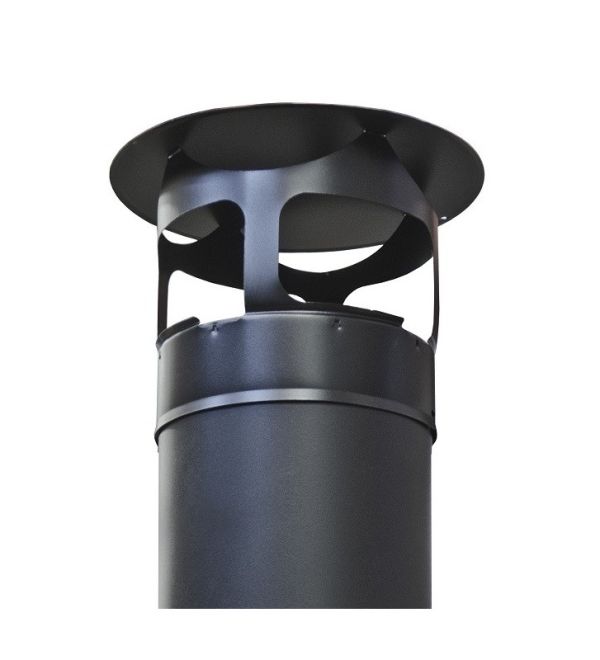 Komin do sauny Kota Steel 15 Light Black Ø125mm do pieca na drewno